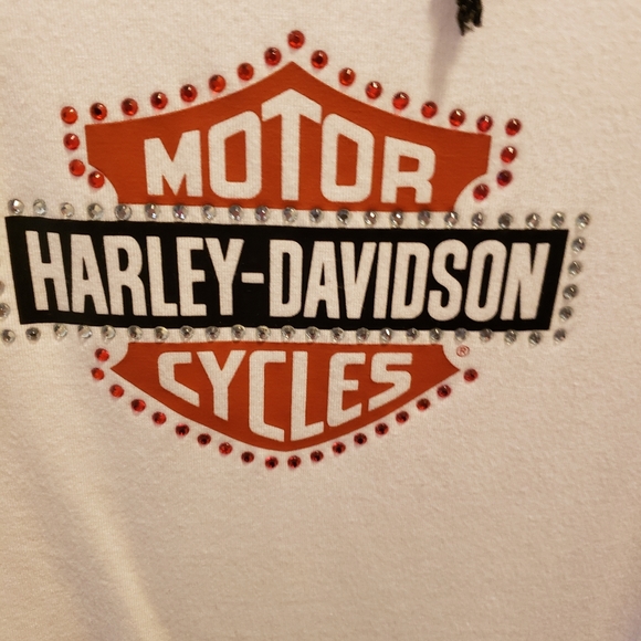 Harley Davidson embellished logo tee - Picture 2 of 3